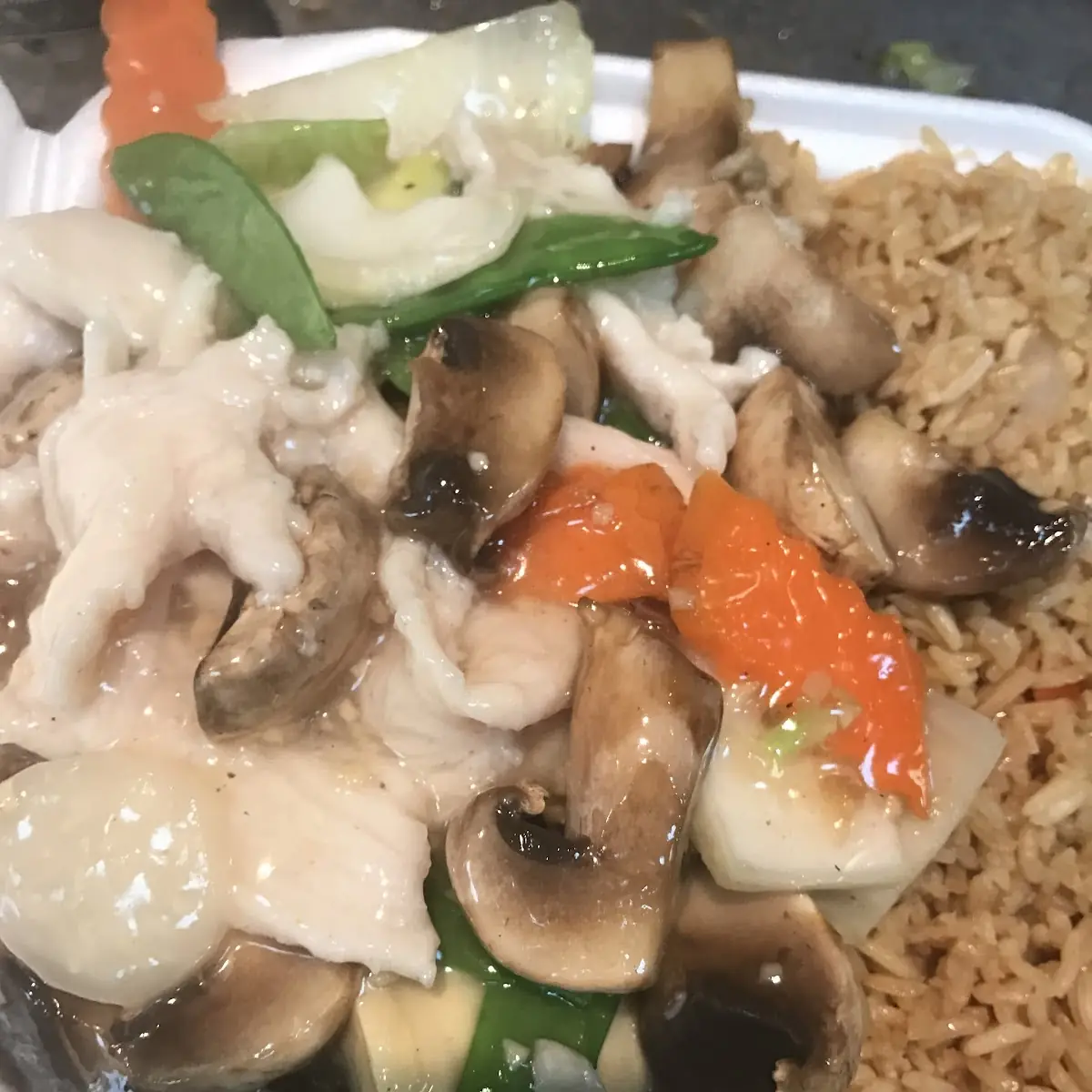 moo goo gai pan 蘑菇鸡片